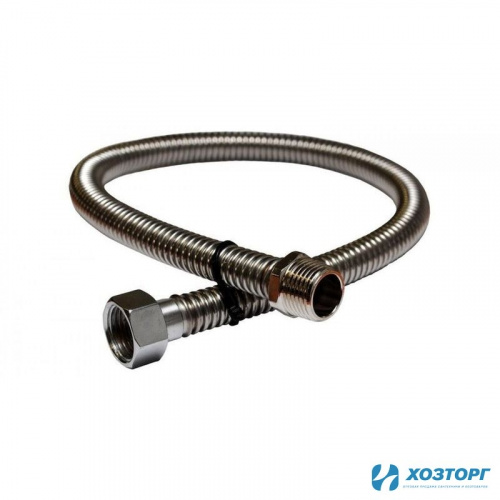 Газовая подводка сильфонного вида 1/2" г/ш  80 см (10/100)