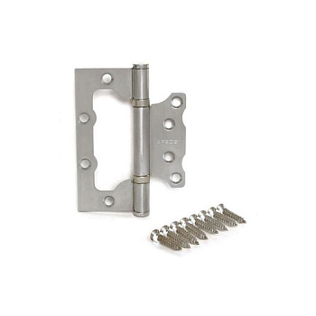    Петля накладная Apecs 100*75*2,5-B2-STEEL-NIS Мат. никель (цена за одну штуку) 00018045 (10/100)